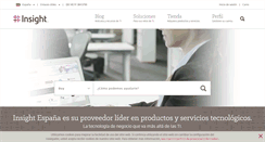 Desktop Screenshot of es.insight.com
