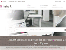 Tablet Screenshot of es.insight.com