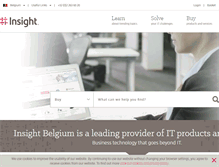 Tablet Screenshot of be.insight.com